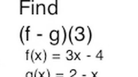 Adding and Subtracting Functions