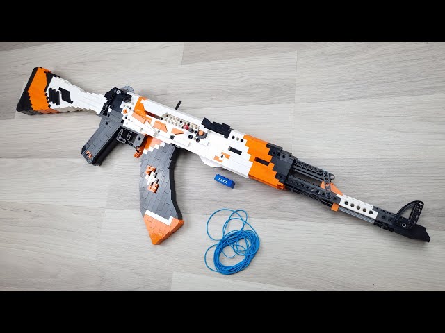 LEGO Full-Auto AK-47 | Asiimov [Blowback Rubber Band Gun 