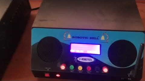 automatic amplifier enabled school bell