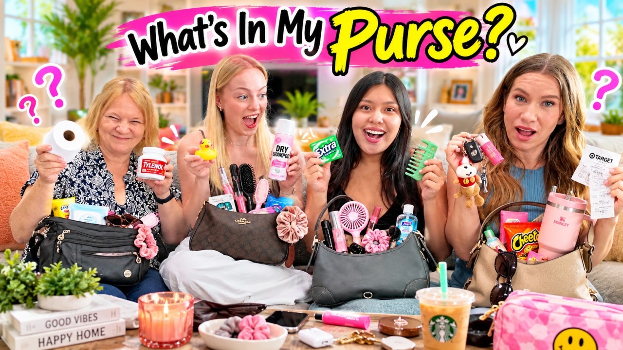 What's In Our PURSE?! (This Shocked ME!!)