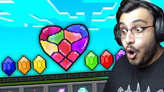 MINECRAFT BUT WITH SINGLE INFINITY HEART | RAWKNEE