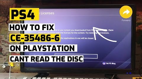 How to fix Ps4 Ce-35486-6 Cannot Read The Disc New