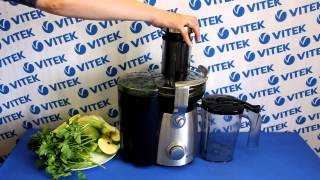 Рецепт приготовления зеленого сока в соковыжималке VITEK VT-1636 ST