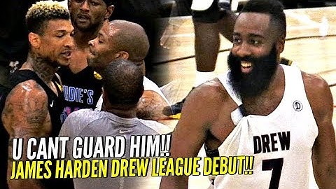 James Harden Drew League Debut Got SUPER HEATED!! NBA MVP vs Drew League MVP WENT AT IT!! - 天天要闻