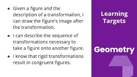 Geometry Unit 1 Lesson 13 Incorporating Rotations