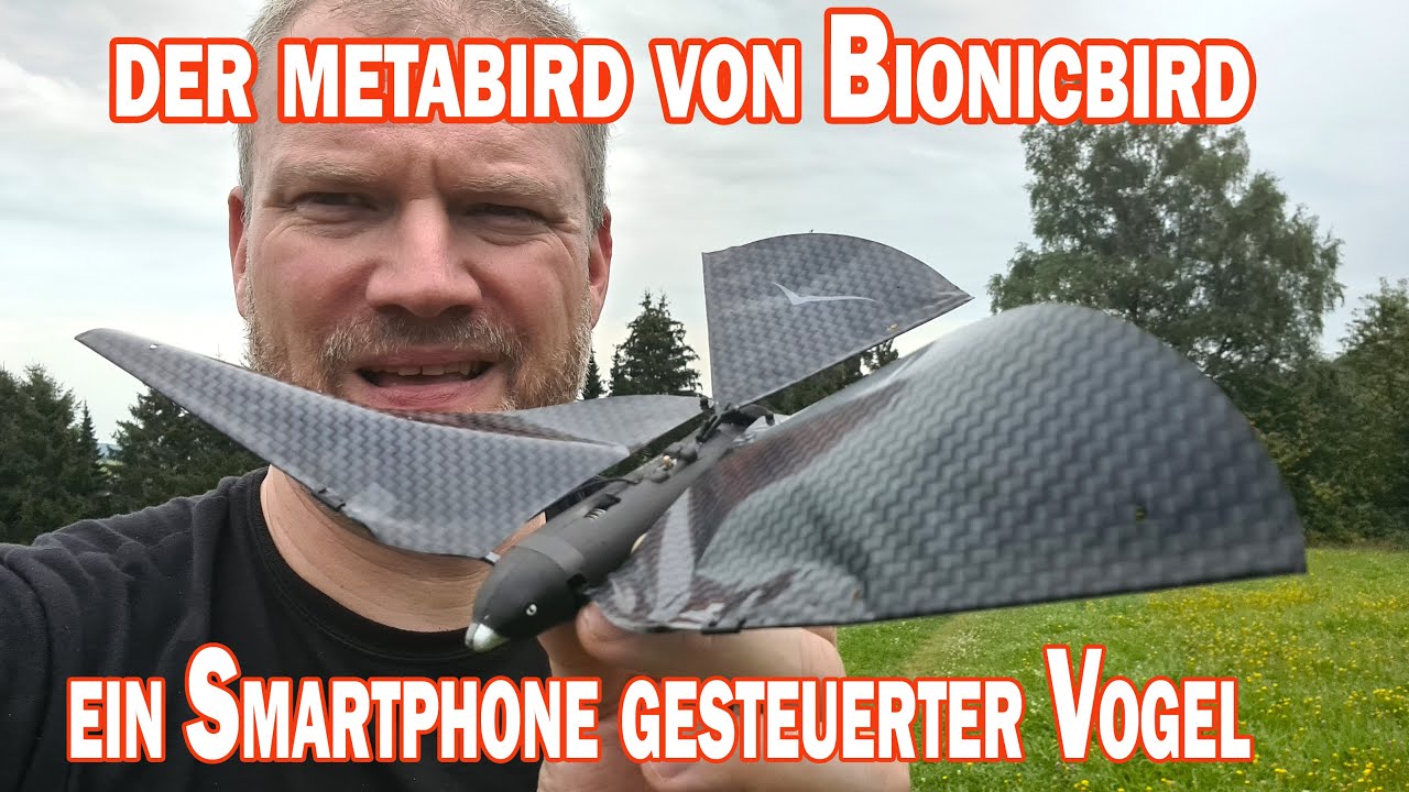 Der Metabird von Bionicbird - ein RC Vogel der per Handyapp gesteuert ...