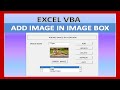 How to Insert Image in Image Control Box , Excel VBA