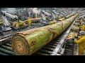 Inside the Largest High-Tech Banana Stem Factory You've Never Seen Before (Full Process)
