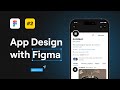 Make X (Twitter) in Figma  - Mobile App Design Tutorial in Figma PART #2