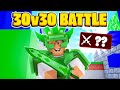 trying aery kit for the FIRST TIME! It's SO OP! roblox bedwars 30 v 30!