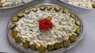 Si të përgatisim Sallatë Ruse⁉️ Receta e Sallatës Ruse që nuk duhet të mungojë për festa.