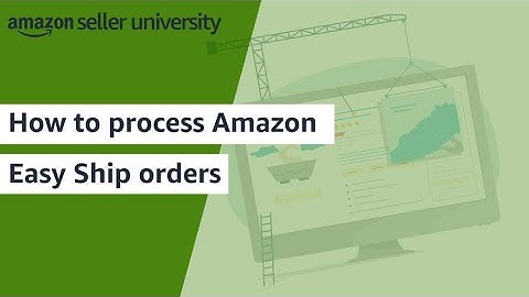 How to process Amazon Easy Ship orders