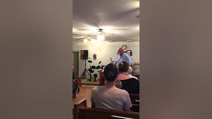 Brother Kenneth Crowe preaching