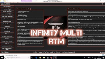 Infinity Multi RTM -Release - RCE,Custom Camos,OFW Ch3ats,infections,AIO Grabber,Shader Names + More