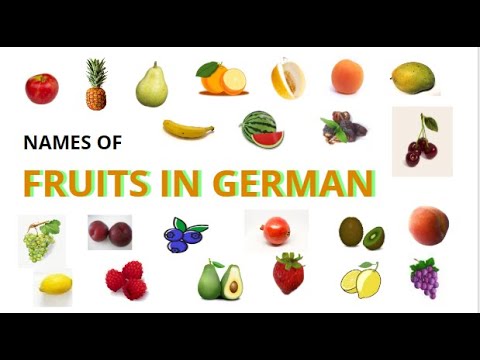 fruits german