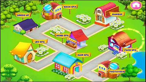 Pink princess game playing