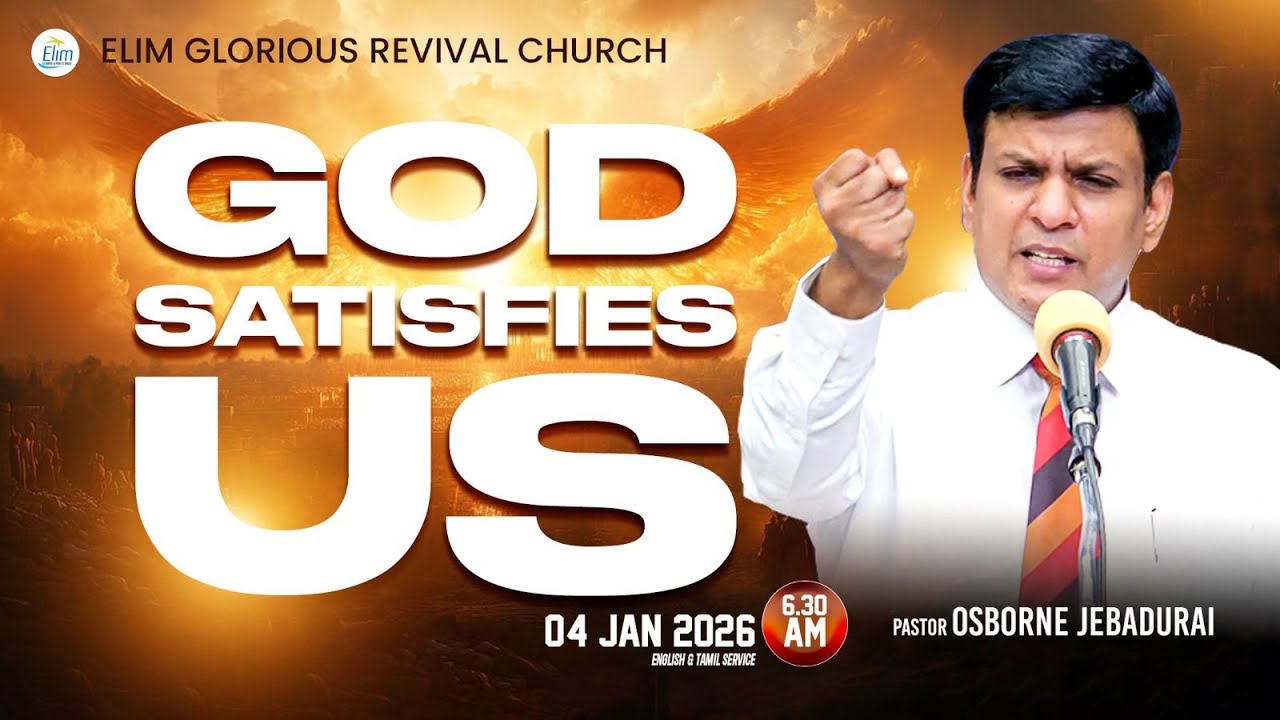 Sunday Service | 🔴LIVE 6:30 AM | Pas. OSBORNE JEBADURAI - Elim GRC | Jan 04 2026