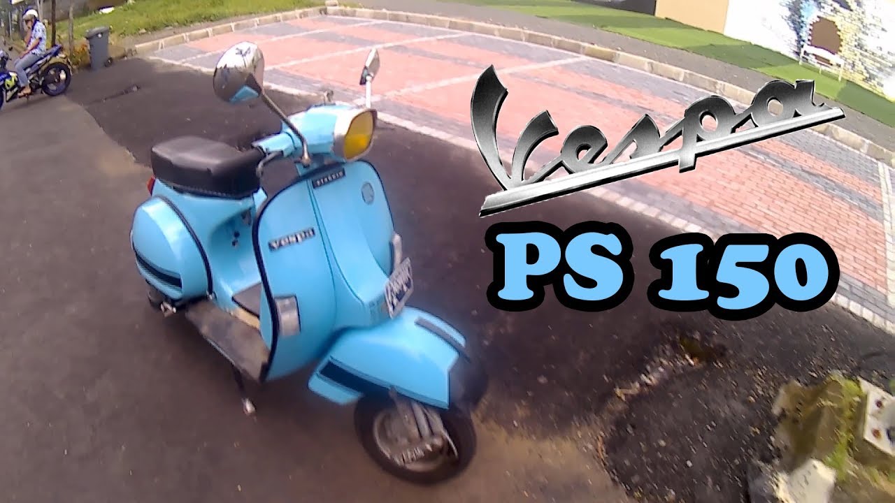 Vespa Ps 150 Test Ride Motor Klasik Motovlog 11 Youtube