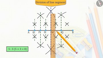 Constructions: Division of a line segment | Part 1/3 | English | Class 10
