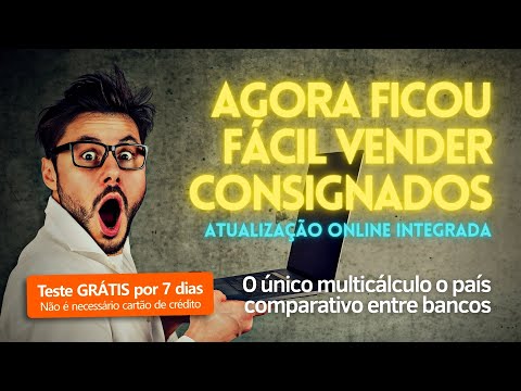 ConsigVENDAS, o único Multicálculo para venda de Consignado INSS com inteligência artificial e CRM.