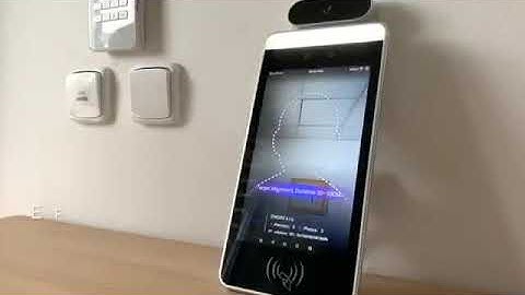 RA08T Android face recognition fever detection to open the door.