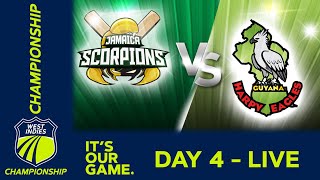 🔴 LIVE Jamaica v Guyana - Day 4 | West Indies Championship 2024 | Saturday 13th April