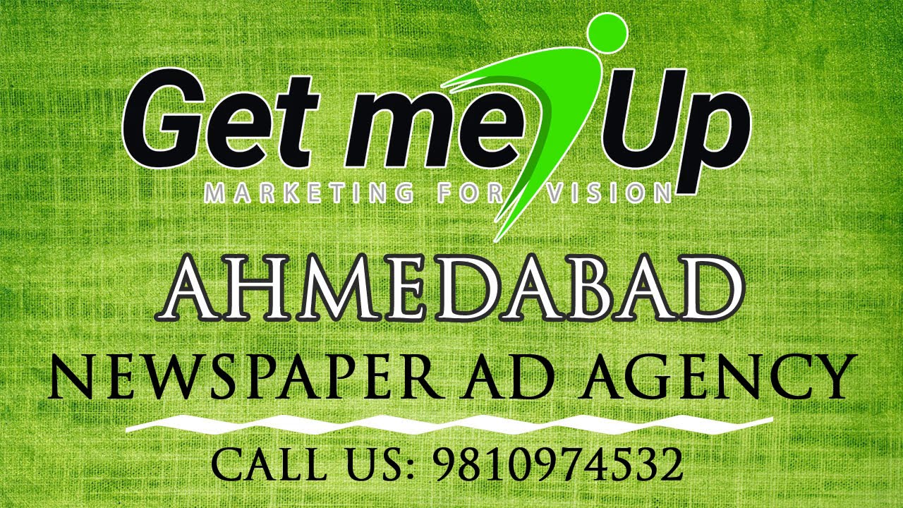 Newspaper Ad Agency in Ahmedabad - 9810974532