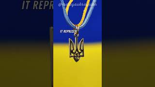 Tryzub trident Is The Symbol Of Ukrainian  ukraine trident symbols strength shorts