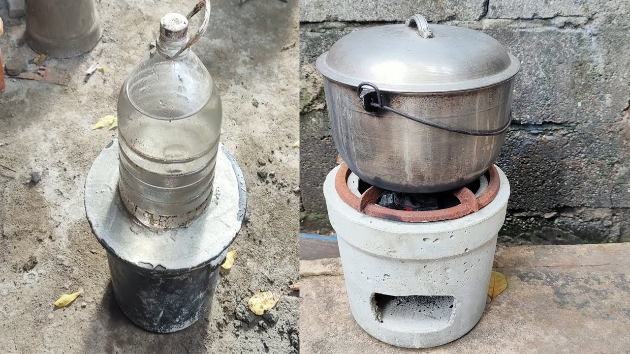 CEMENT CHARCOAL STOVE | KALAN DE ULING - VERY EASY TO BUILD-MAKE YOUR
