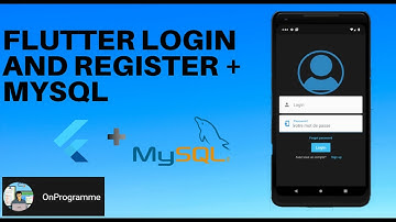 Flutter login and register #3 interaction mysql online and php