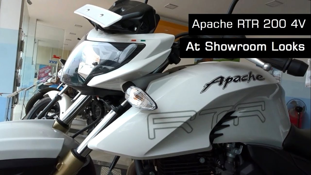 2019 White Colour Apache New Model 2020