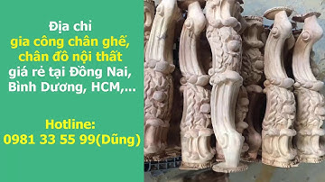 Nhận Chạm CNC Chân Sofa Tại Biên Hòa | Gia Công Chạm Khắc Gỗ Giá Rẻ