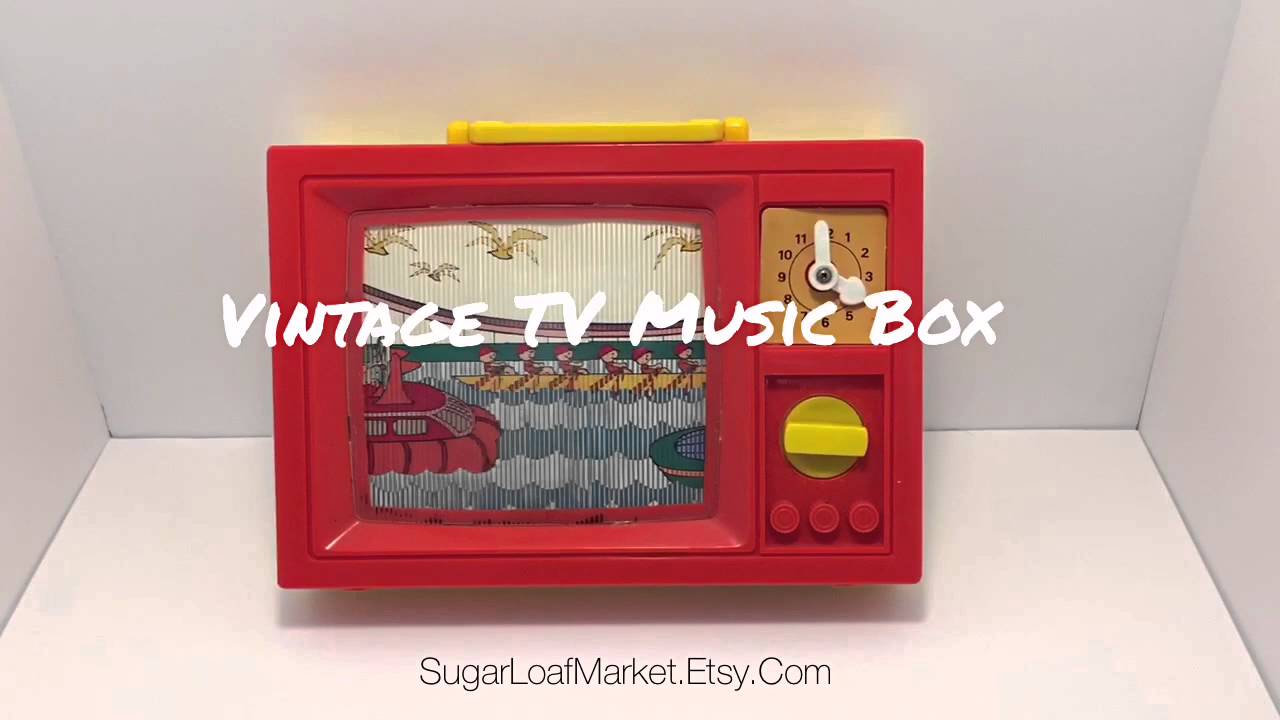 Vintage TV Music Box (London Bridge is Falling Down) - YouTube