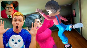 LUCCAS NETO JOGANDO SCARY TEACHER 3D