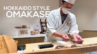 นิกิริโอมากาเสะสไตล์ฮอกไกโด 15 คอร์ส - Masa Otaru Masazushi * Vlog | Food |