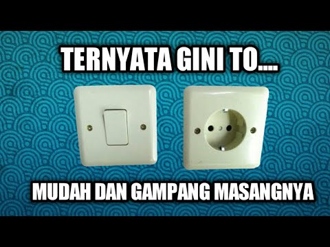 Mudah, Cara pasang sensor lampu otomatis. Photo sensor.. 