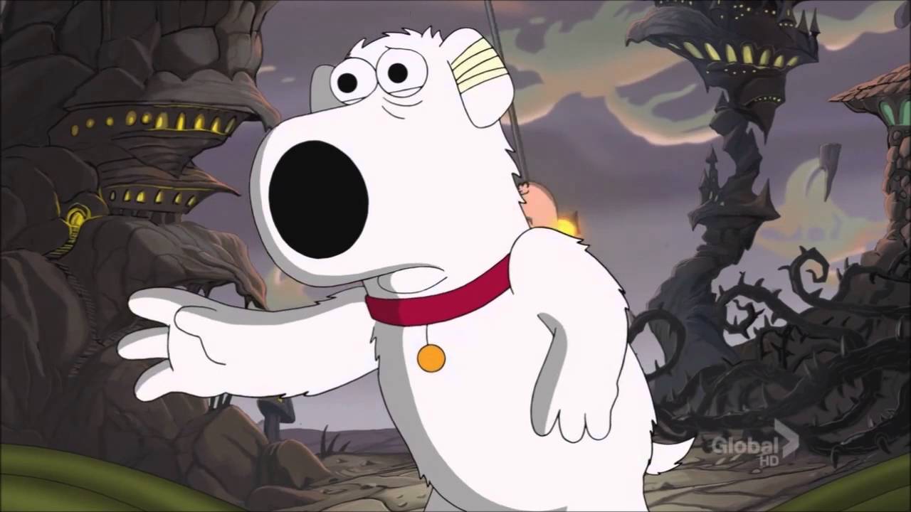 brian's bad trip family guy