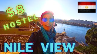 Cheap HOSTEL in Aswan EGYPT Along The Nile River | Egypt Vlog #89 | فندق ع النيل بسعر كويس في اسوان