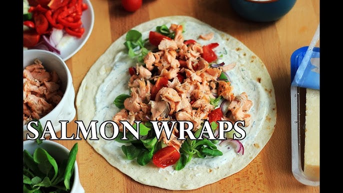 Salmon Wrap - Hungry Healthy Happy