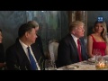 President Trump and the First Lady have Dinner with President of China