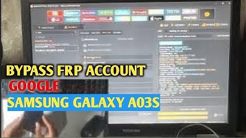FRP AKUN GOOGLE SAMSUNG A03S VIA UNLOCKTOOL 💯% DONE