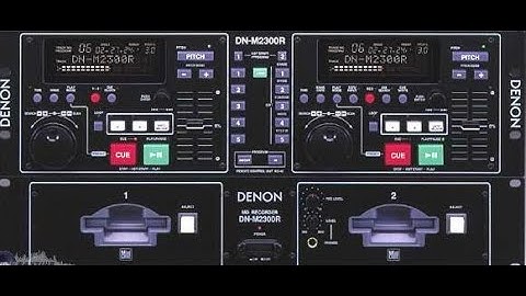 Denon DN-2300R. Mini Disc Heaven