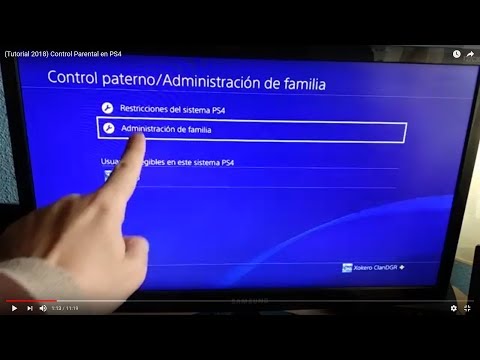 Video: ¿Cómo coloco los controles parentales en ps4?