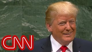 Trump brags at UN, crowd laughs