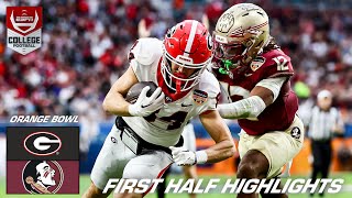 Orange Bowl HALFTIME HIGHLIGHTS: Georgia Bulldogs vs. Florida State Seminoles