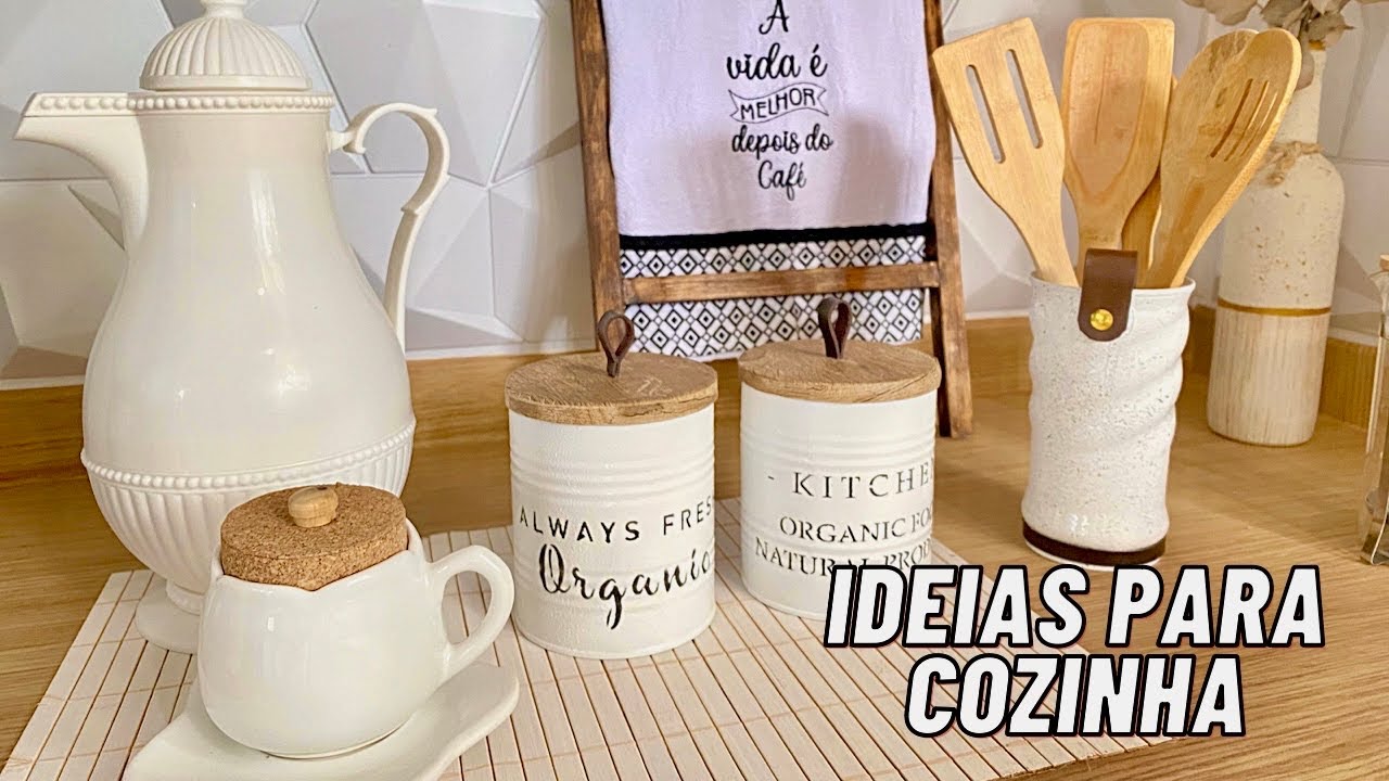 TENHA UMA COZINHA DECORADA E LINDA SEM GASTAR MUITO!