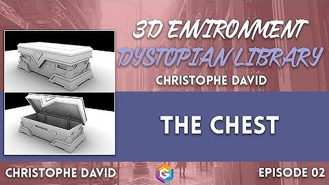 3D Environment - Dystopian Library - Maya Props Modeling - The Chest