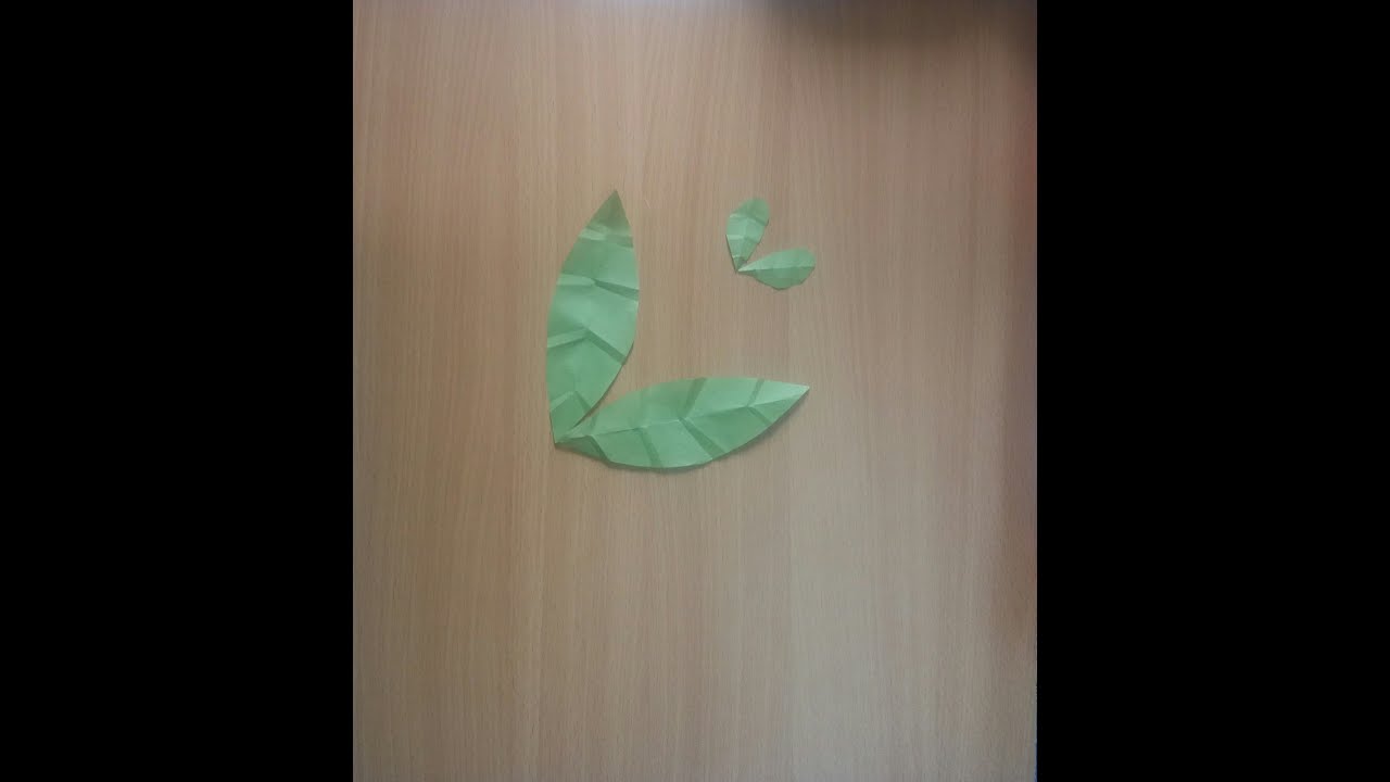 How To Make Paper Leaf || DIY Paper Leaf || Easy Craft - YouTube