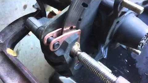 2011 Polaris Ranger EV front brake pad replacement part 2