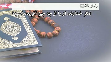 سوره #80 عبس ( عبوس،چهره درهم کشیدن ) ترجمه فارسی با صدای سعد الغامدی